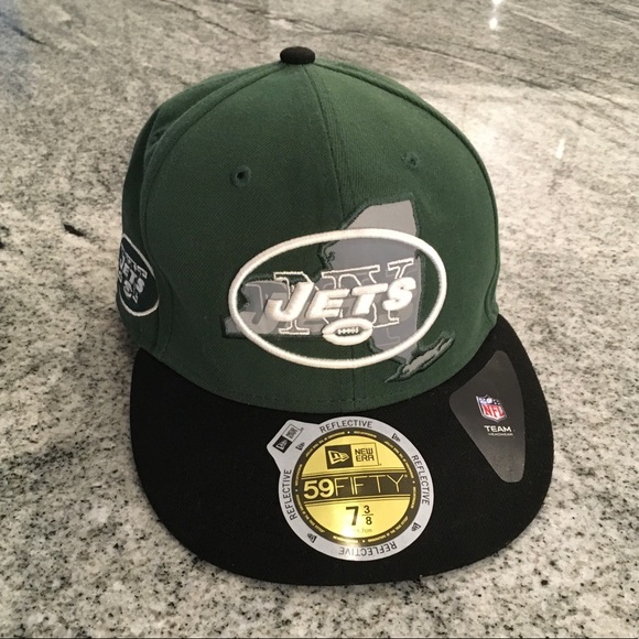 New Era Other - New Era 59FIFTY NFL New York Jets 2Tone Fitted Cap/Hat Green/Black 7 3/8